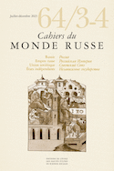 Cahiers du monde russe 64/3-4